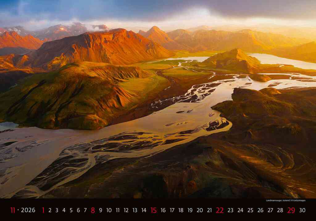 Wall calendars 2026 - Calendar Landscapes