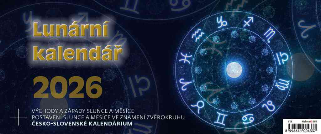 Stolové kalendáre 2026 - Kalendár Lunární kalendář