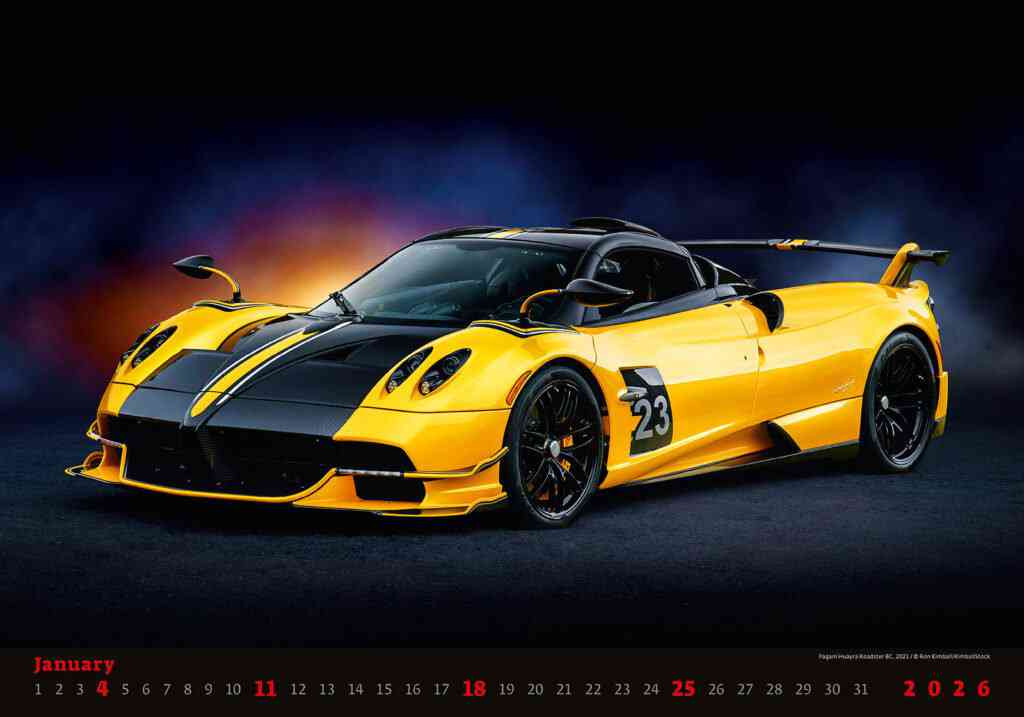 Wall calendars 2026 - Calendar Cars