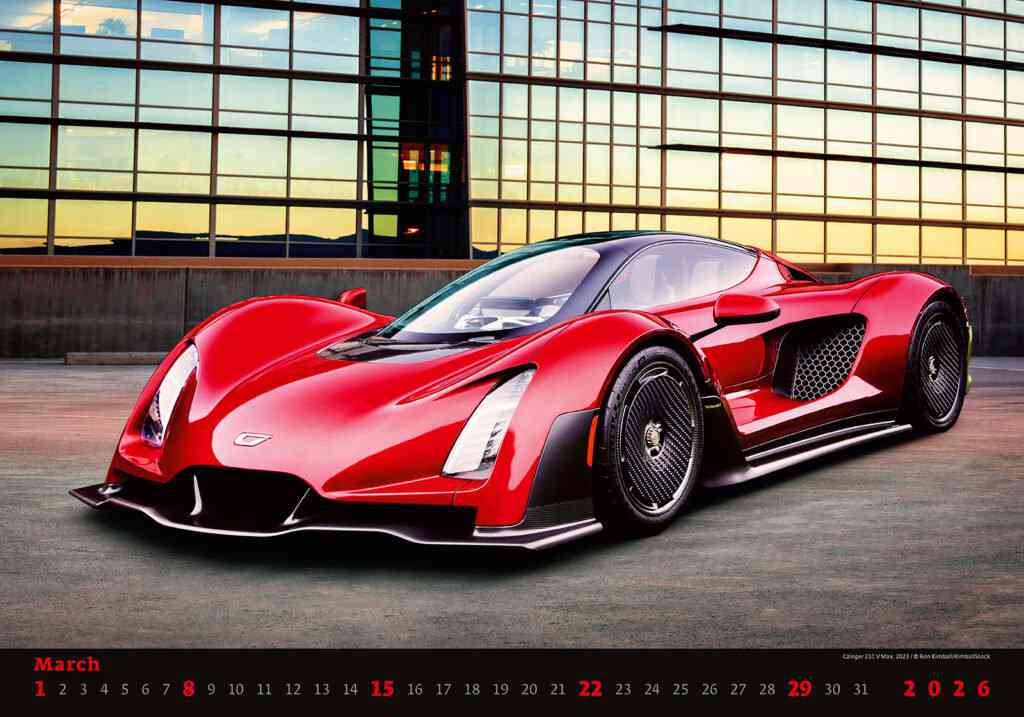 Wall calendars 2026 - Calendar Cars