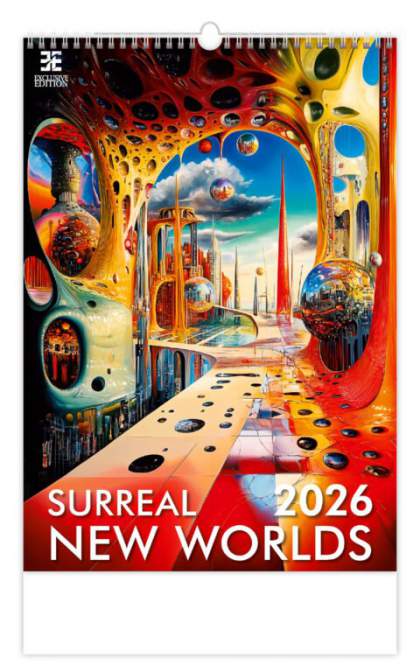 Wall calendars 2026 - Calendar Surreal New Worlds