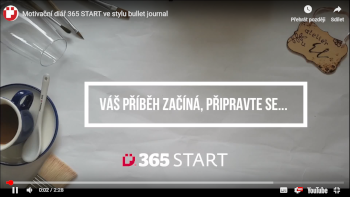 Video ve stylu bullet journal pro motivační deník 365 START
