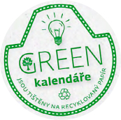kalendář z recyklovaného papíru
