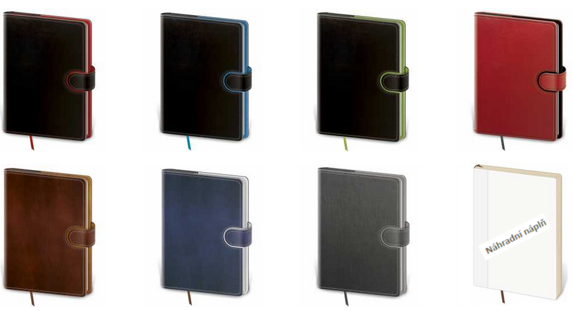 Zápisníky Flip s vyměnitelným obsahem